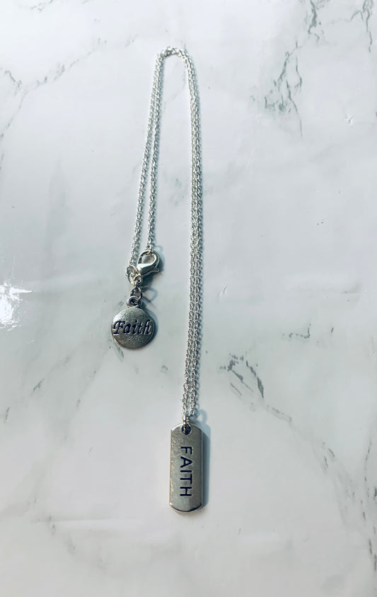 Faith Reversible Necklace