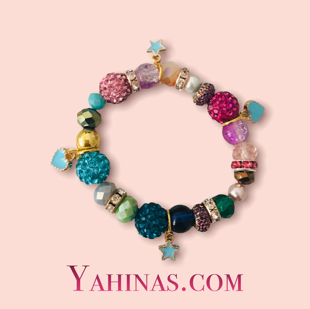 Kids Hearts & Stars bracelet